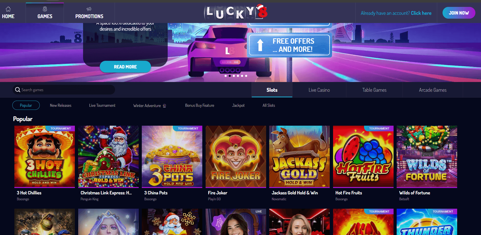 Lucky8 casino